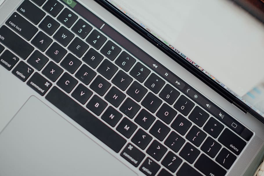 gray and black laptop computer, computer keyboard, electronics HD wallpaper