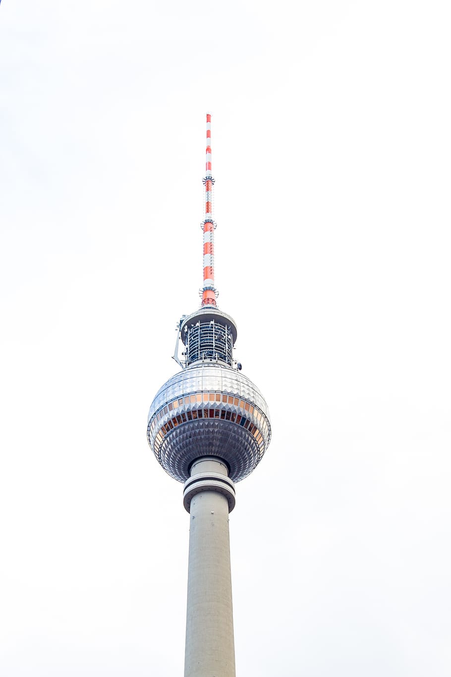 sky, tower, fernsehturm, berlin, germany, sightseeing, architecture, HD wallpaper
