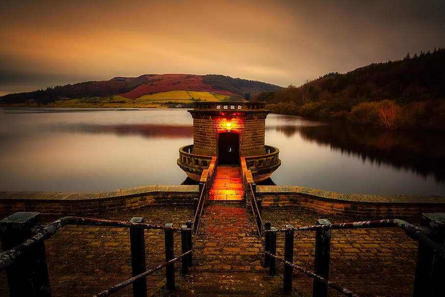 Derwent-reservoir in autumn, nature, water, reflection, trees, HD wallpaper  | Peakpx