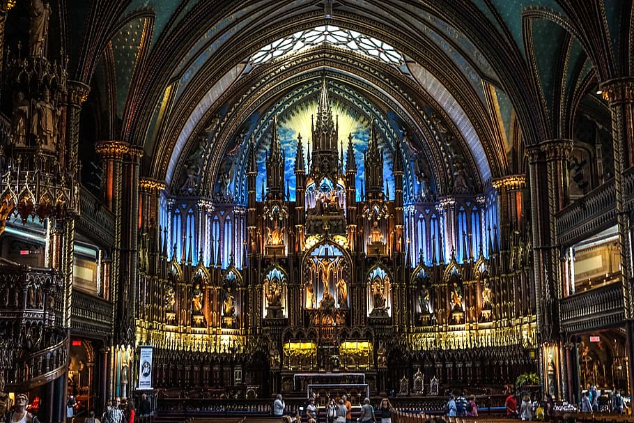 architecture, building, structure, basilica, church, cathedral HD wallpaper