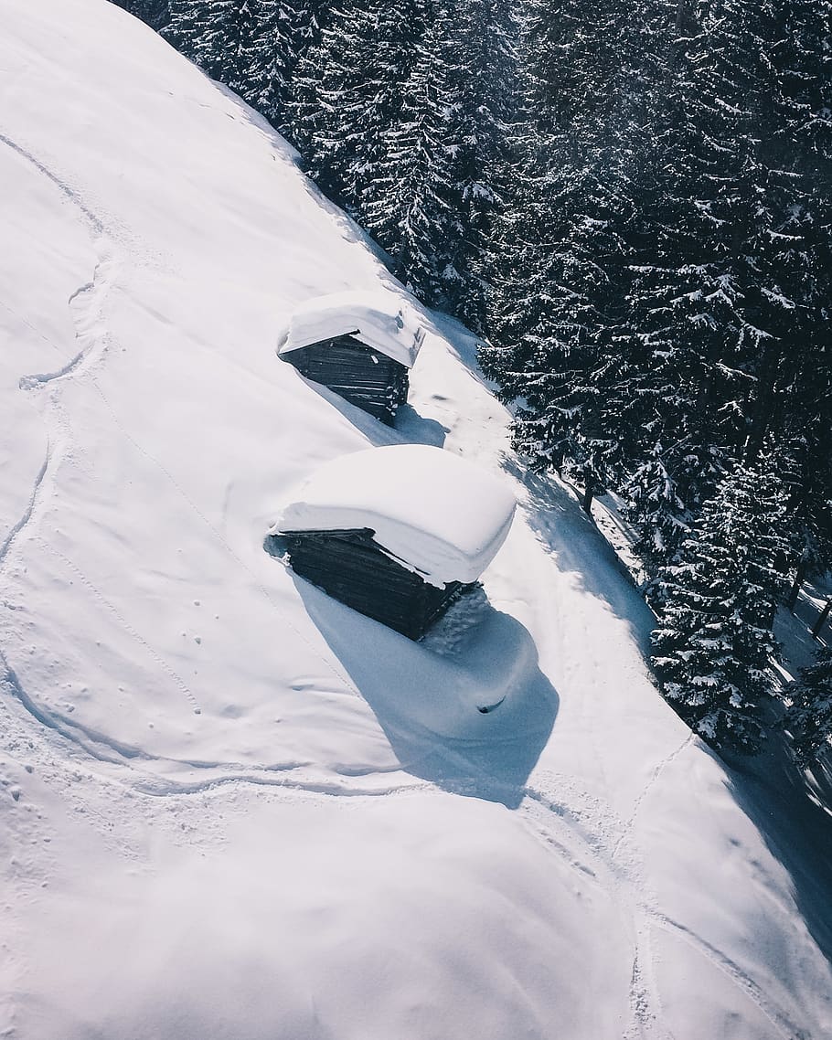 white snow path, outdoors, davos, switzerland, jakobshorn, mountain HD wallpaper