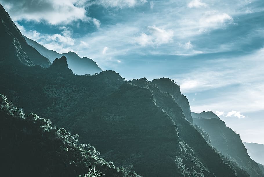 mountain, kauai, united states, nature, mountain range, outdoors HD wallpaper