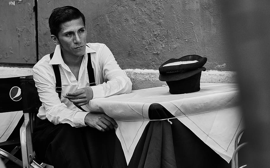 argentina, buenos aires, one person, real people, sitting, front view HD wallpaper