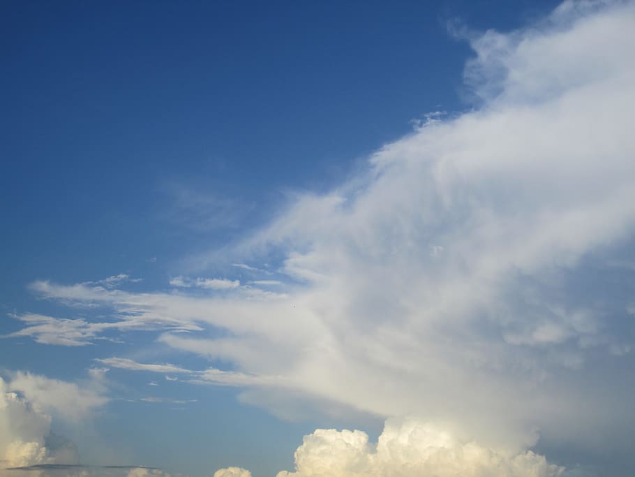 philippines, sky, clouds, skyline, blue, white, cloud - sky HD wallpaper