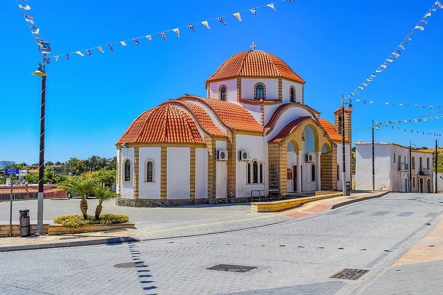 architecture, square, travel, building, church, exterior, orthodox HD wallpaper