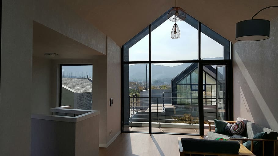 house, dwelling, design, interior, korea, living room, window HD wallpaper