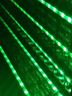 light, led, laser, spotlight, lighting, clock, digital clock HD wallpaper