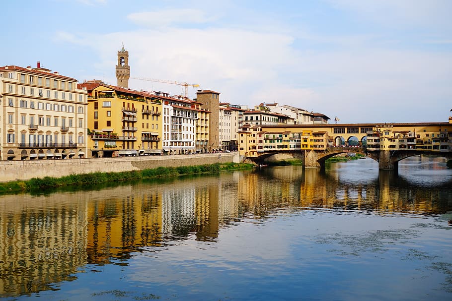 Hd Wallpaper Italy Firenze Ponte Vecchio Arno Florence Florenz