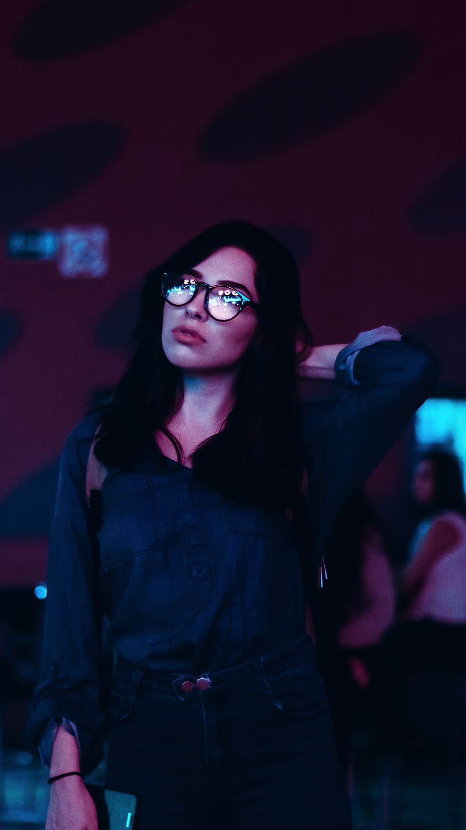 glasses, real people, eyeglasses, lifestyles, young adult, leisure activity HD wallpaper