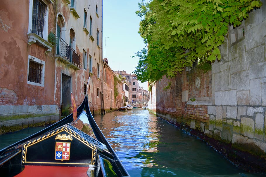 venice, italy, water, canal, built structure, architecture HD wallpaper