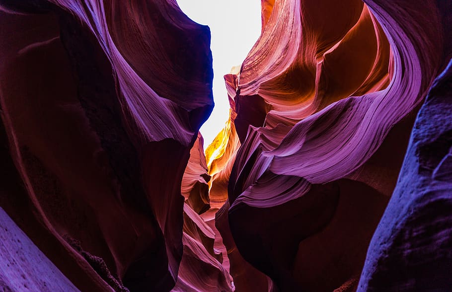 lower antelope canyon, united states, lechee, arizona, rock, HD wallpaper