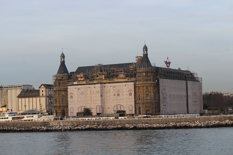 haydarpaşa, station, train, turkey, trip, travel, railway HD wallpaper