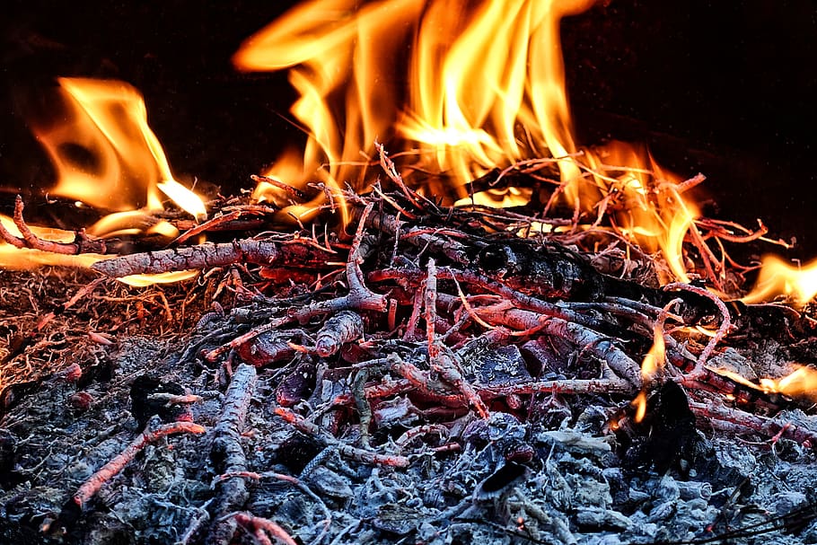 fire, flame, wood, aesthetic, burn, heat, hot, burning, fire - natural phenomenon HD wallpaper