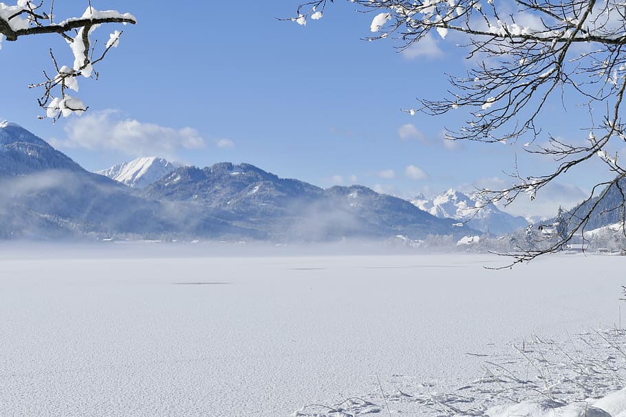 snow, winter, mountain, cold, ice, nature, landscape, panorama HD wallpaper