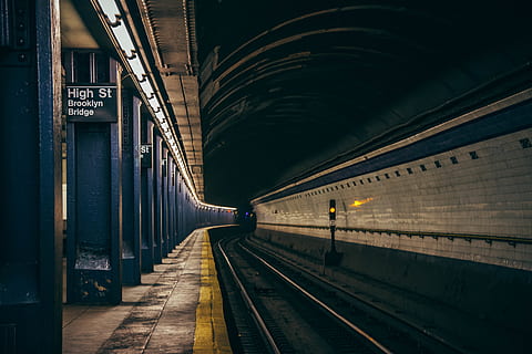 High St. train station, architecture, transportation, rail transportation HD wallpaper