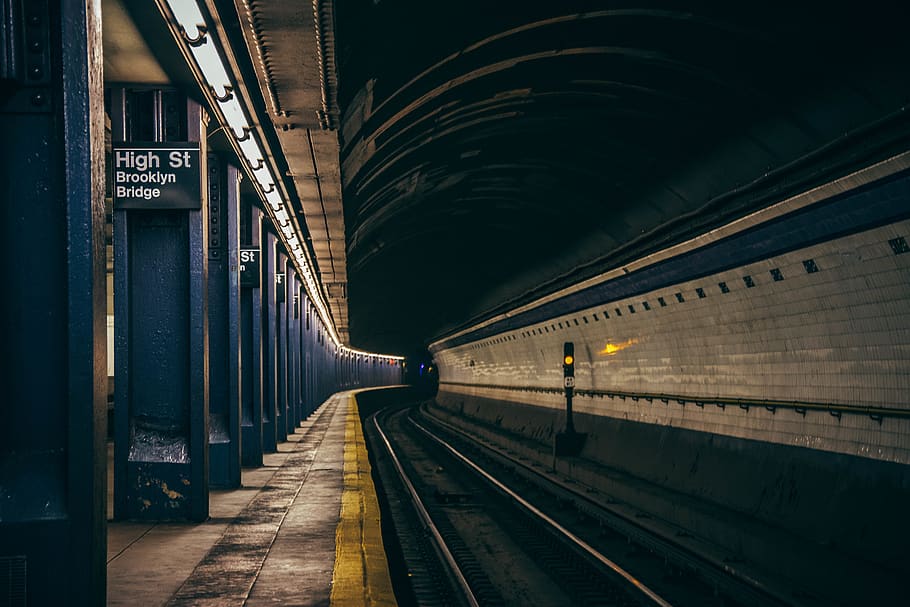 High St. train station, architecture, transportation, rail transportation HD wallpaper
