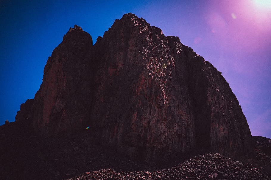 Rock, environment, landscape, nature, sky, rock - object, solid HD wallpaper