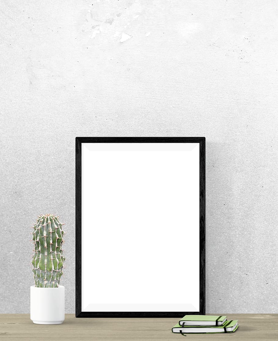 poster, mockup, wall, interior, realistic, indoors, decoration, HD wallpaper