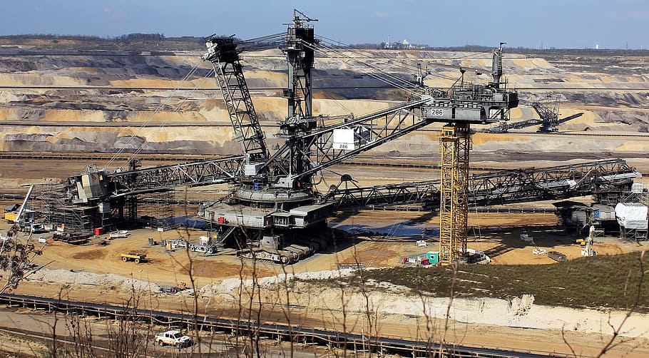 mining, mine, open, pit, construction, excavation, work, industry HD wallpaper