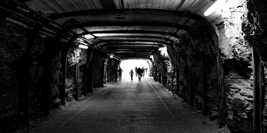 tunnel, nature, landscape, construction, route, path, direction HD wallpaper