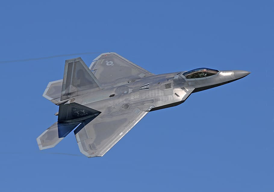 flying gray jet plane, airplane, air vehicle, sky, blue, fighter plane HD wallpaper