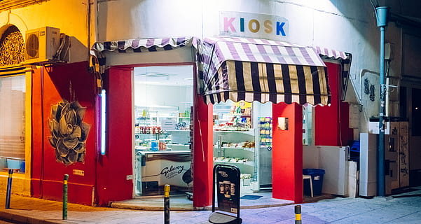 opened Kiosk store, cafe, shop, summer, canopy, xe3, fuji, cyprus HD wallpaper