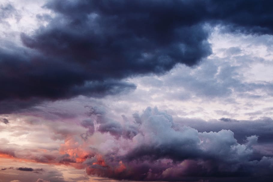 Moody Storm Clouds, nature, hD Wallpaper, sky, cloud - sky, cloudscape, HD wallpaper