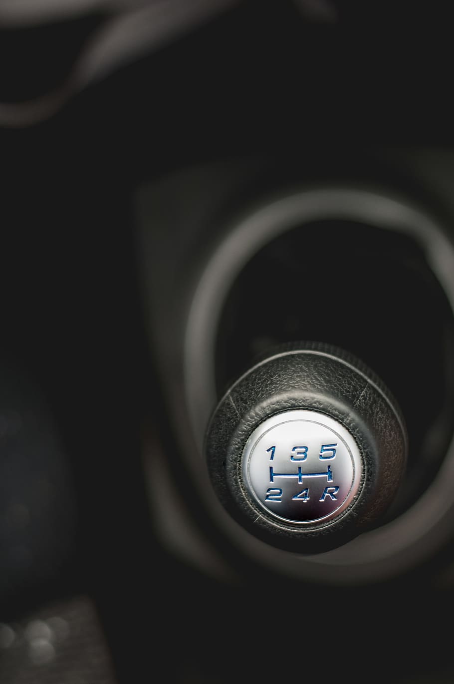 Shallow Photo of Car Shifting Gear Lever, blur, car interior HD wallpaper