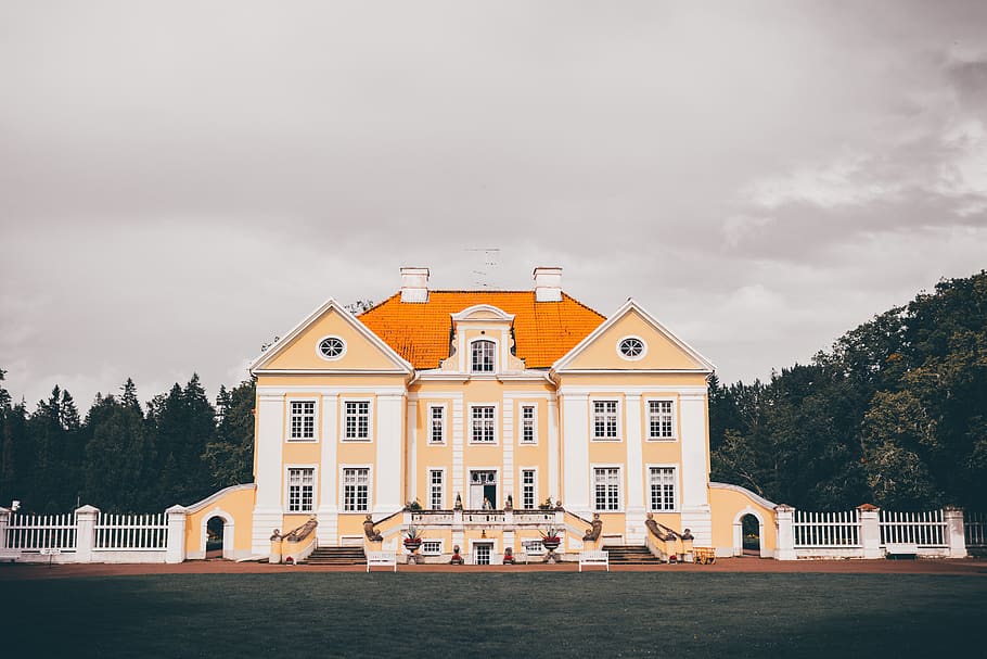 estonia, architecture, built structure, building exterior, tree HD wallpaper