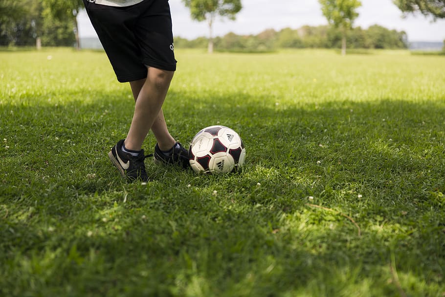 soccer, trick, football, men, young, boy, field, skill, skills