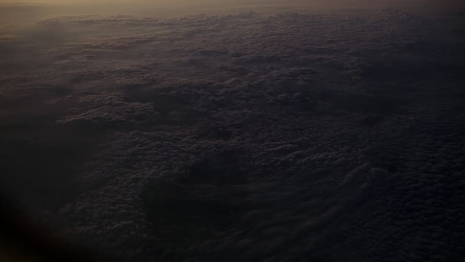 darkness, environment, no people, nature, landscape, aerial view HD wallpaper