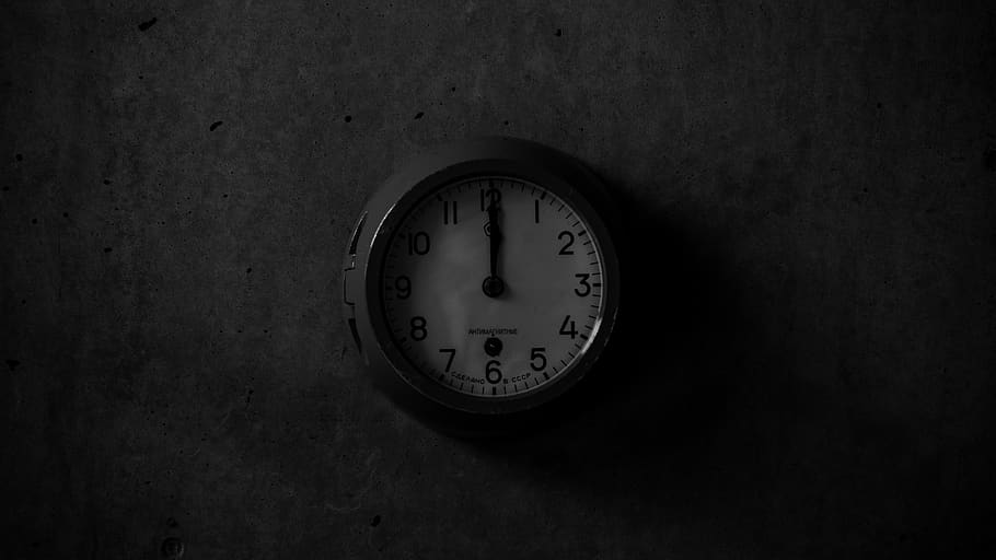 clock, bnw, black and white, time, bandw, nikon, watch, concrete HD wallpaper