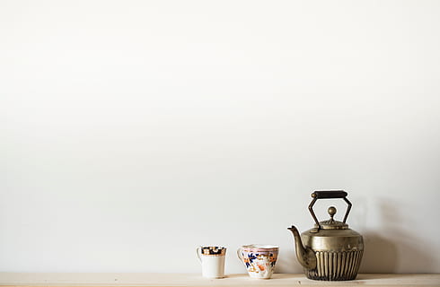 Tea pot, equipment, kettle, old fashioned, tea maker, indoors HD wallpaper