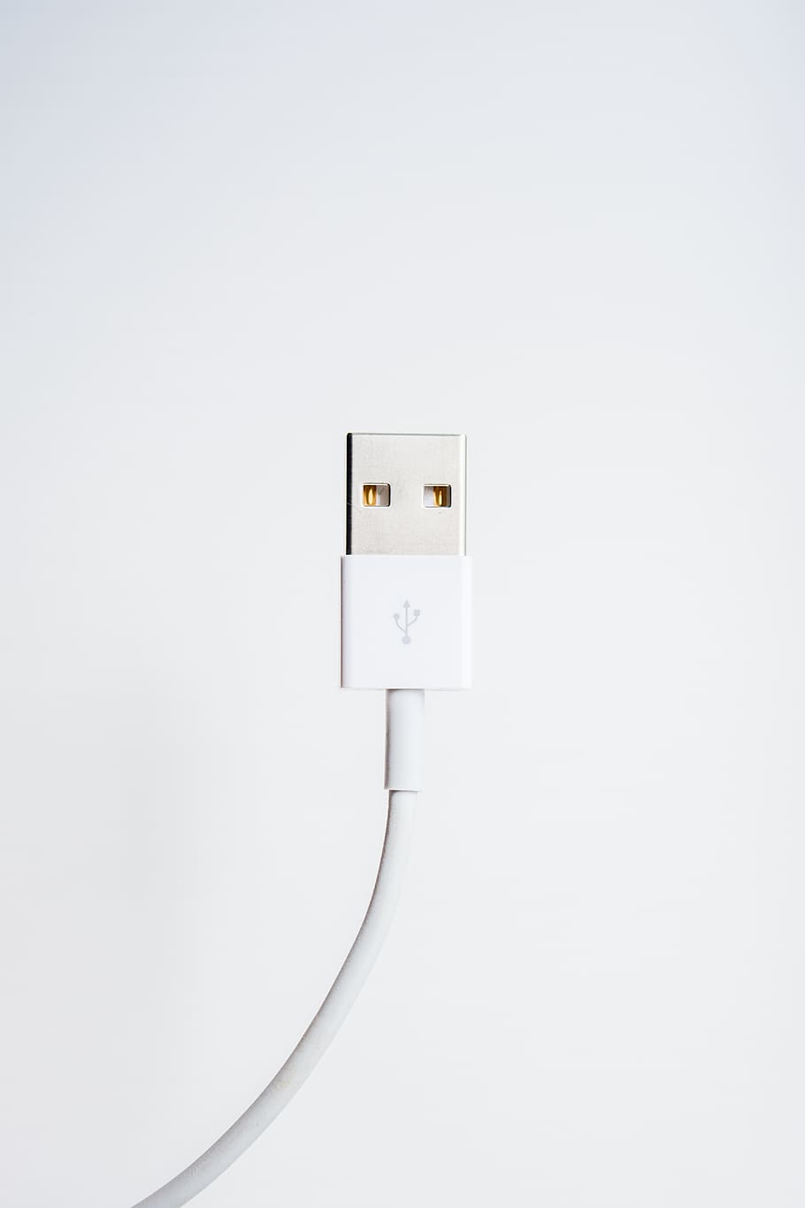 usb, cord, white, wall, technology, connection, cable, electricity HD wallpaper