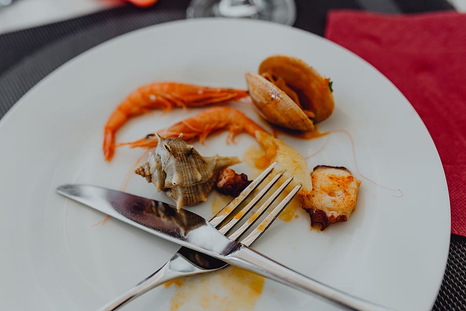 Roasted Mixed Seafood Contain Crabs, Mussels, Big Shrimps, Calamari Squids, HD wallpaper