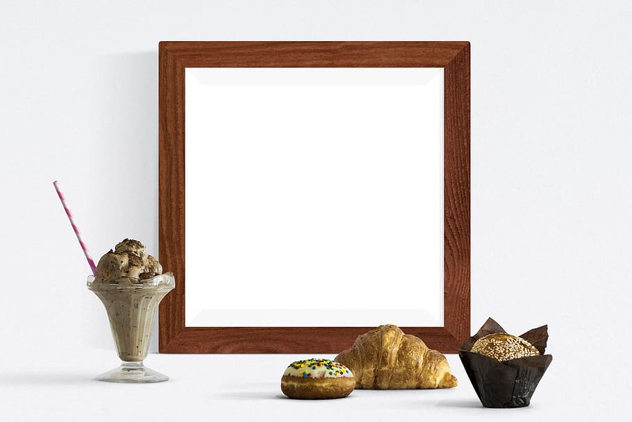 frame, poster, mockup, wall, interior, template, blank, canvas HD wallpaper