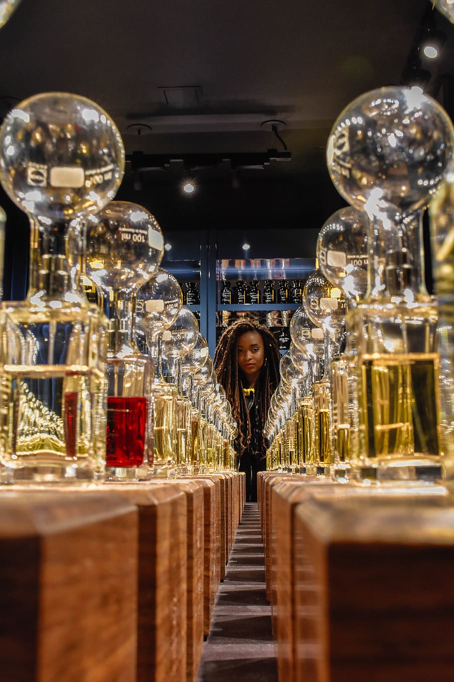 perfume, installation, art, art work, store, inside, indoor HD wallpaper