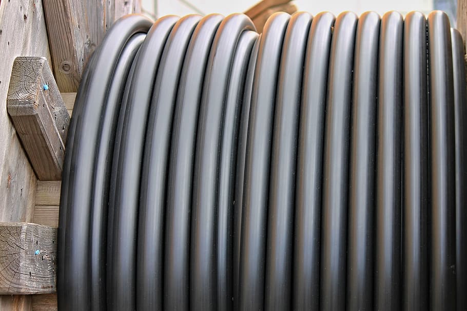 cable drum, underground cables, power cable, craft, construction HD wallpaper