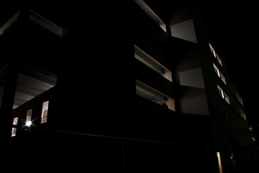 high rise building during nighttime, office building, outdoors HD wallpaper