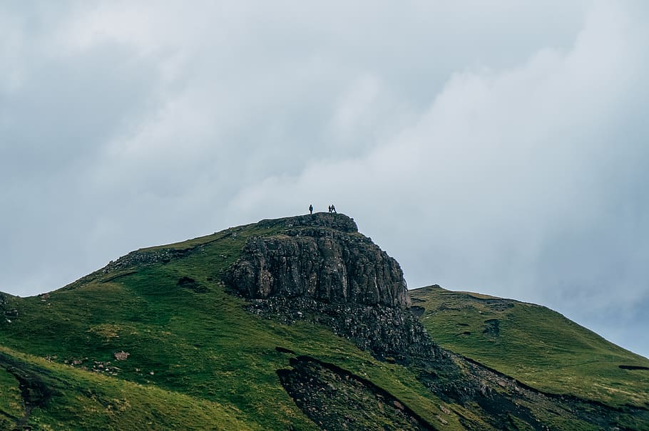 rock formations, nature, outdoors, hill, countryside, animal HD wallpaper