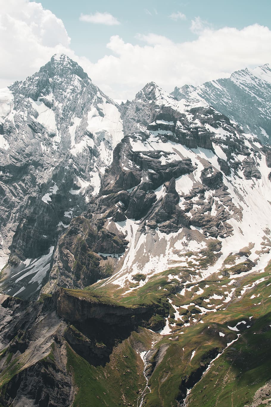 snow capped mountain range, beauty in nature, scenics - nature HD wallpaper