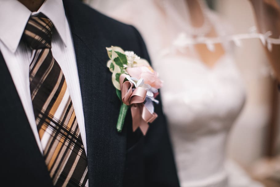 wedding, bride, newlywed, adult, wedding dress, well-dressed HD wallpaper