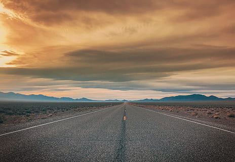 gray asphalt road, extraterrestrial hwy, alamo, united states HD wallpaper