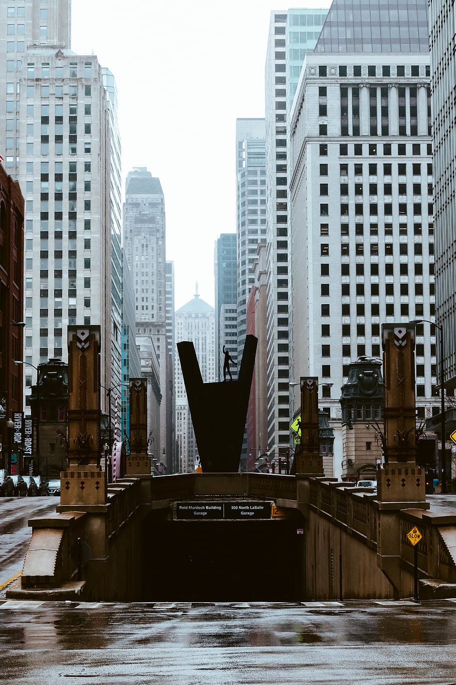 empty gray concrete tunnel during daytime, city, town, urban HD wallpaper