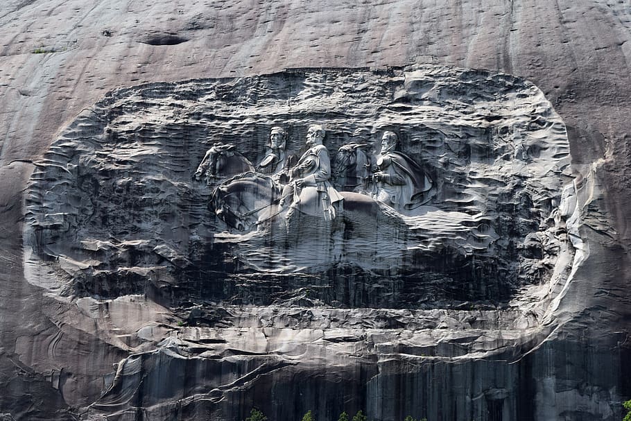 HD wallpaper: stone mountain georgia, memorial, landmark, tourism, usa ...