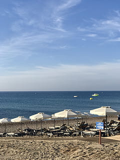 griekenland, egeo, sea, beach, water, horizon over water, sky HD wallpaper