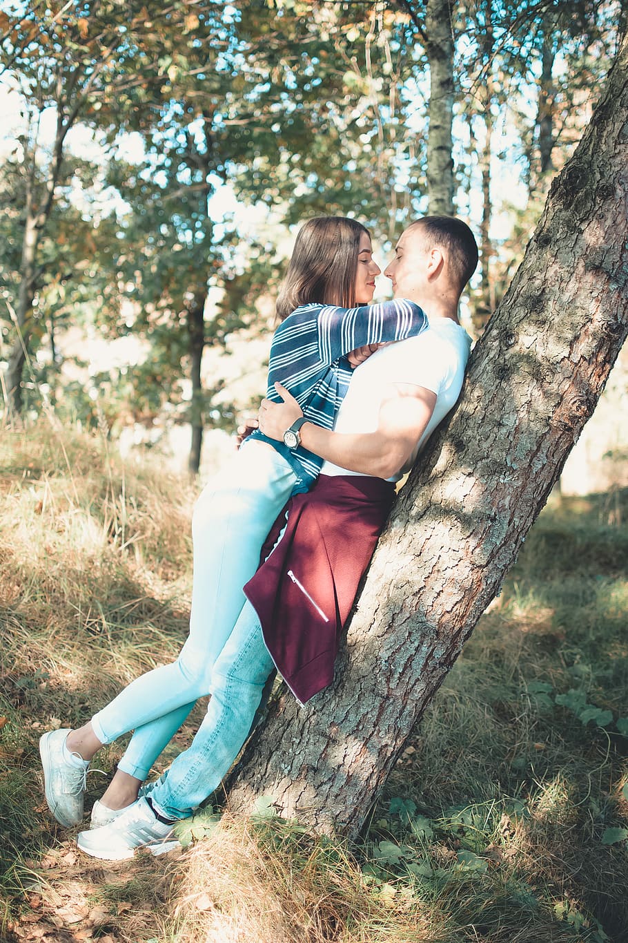 ukraine, falysh, tree, plant, full length, two people, real people HD wallpaper