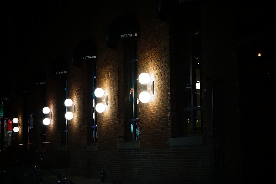 lighting, lamp post, building, city, town, metropolis, urban HD wallpaper