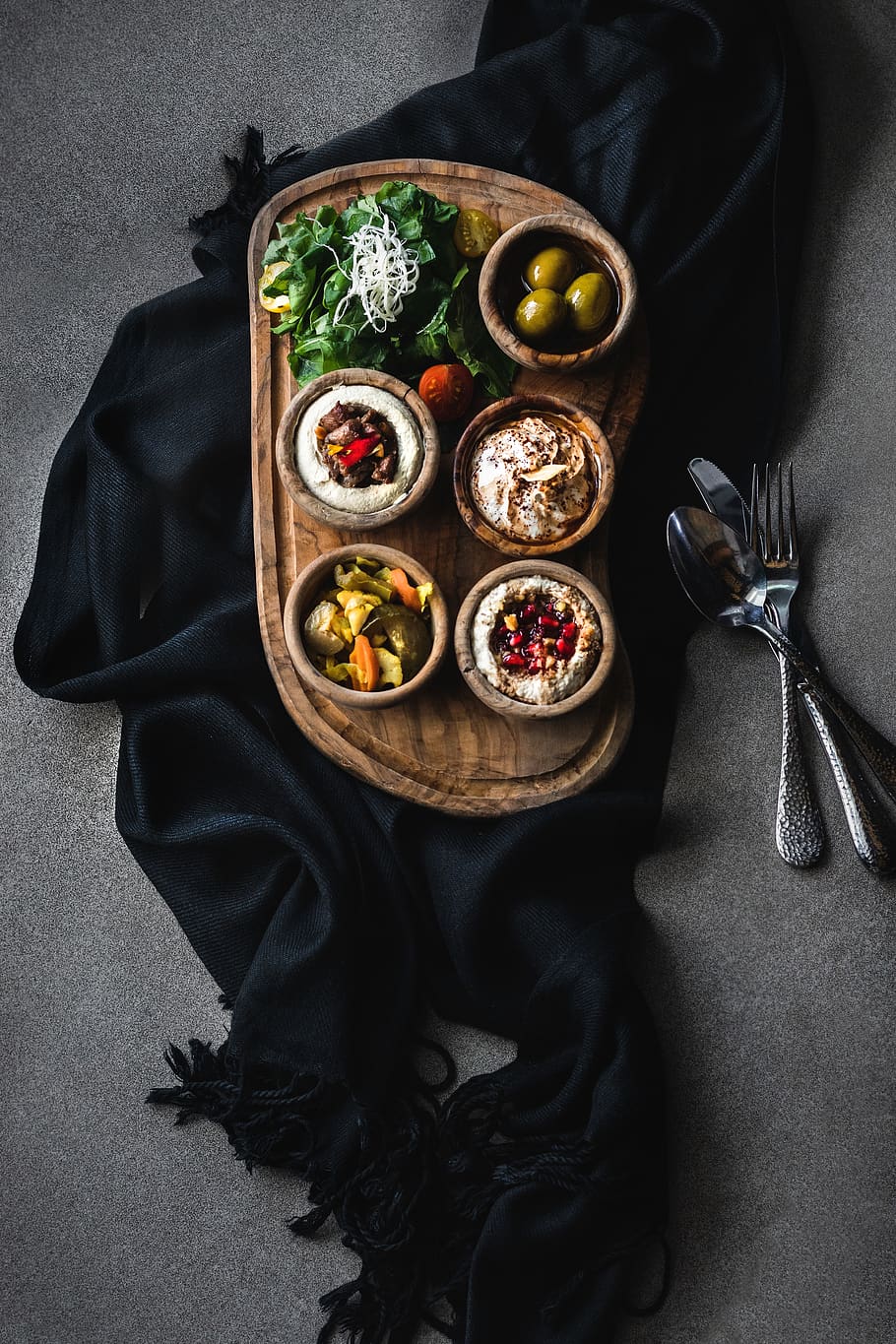 cooked foods, food and drink, high angle view, directly above HD wallpaper