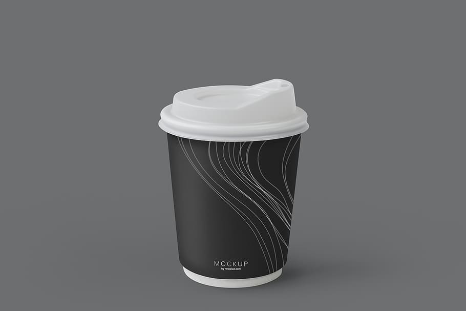 White And Black Disposable Cup, beverage, caffeine, coffee, coffee cup HD wallpaper